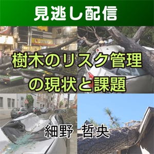 【総合技術講座・見逃し配信】④-4樹木のリスク管理の現状と課題